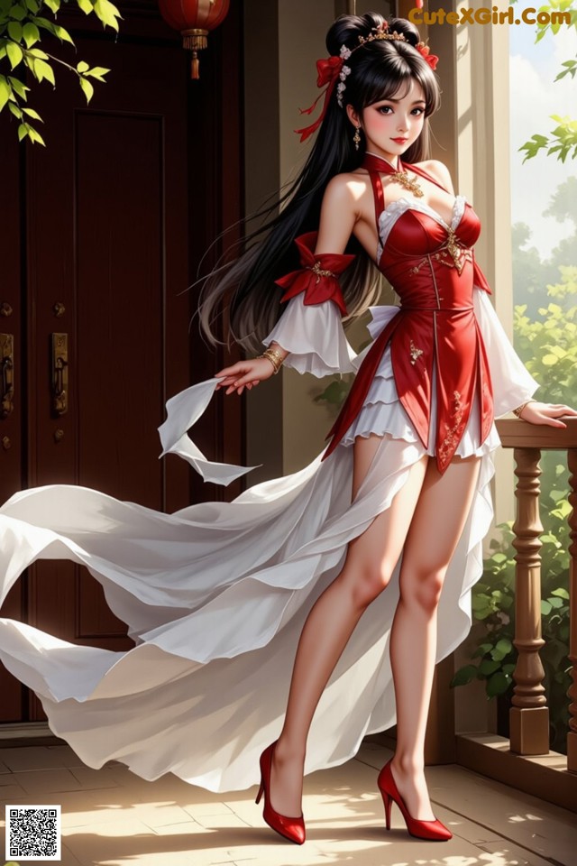 Hentai - Crimson Silks Dancing in the Twilight Breeze Set.2 20250103 Part 11